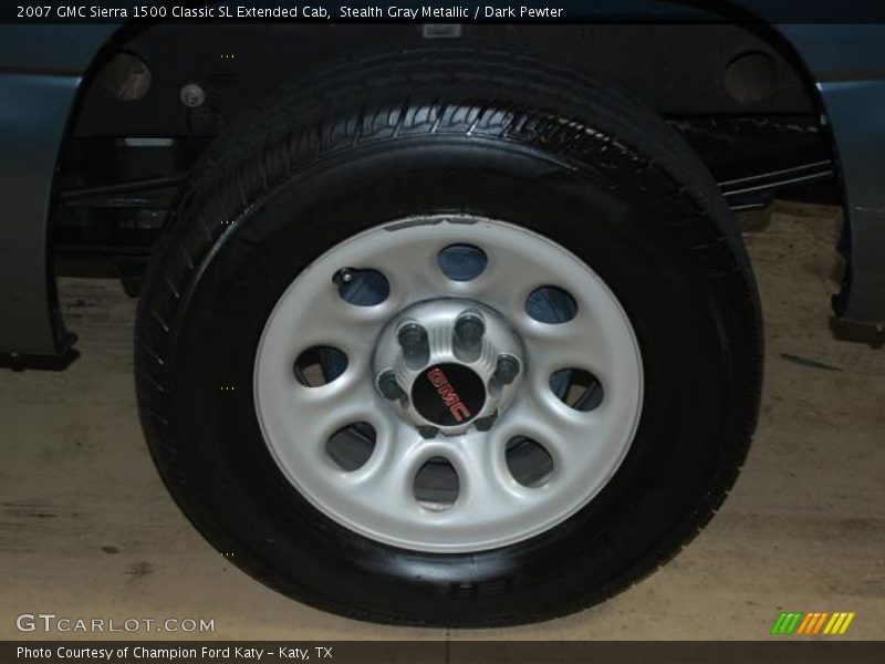 Stealth Gray Metallic / Dark Pewter 2007 GMC Sierra 1500 Classic SL Extended Cab