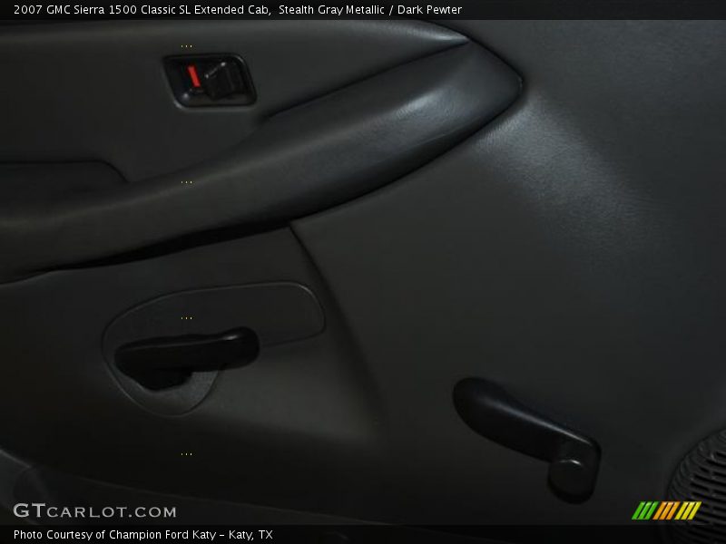 Stealth Gray Metallic / Dark Pewter 2007 GMC Sierra 1500 Classic SL Extended Cab