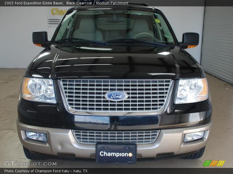 Black Clearcoat / Medium Parchment 2003 Ford Expedition Eddie Bauer