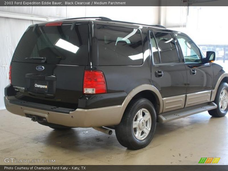 Black Clearcoat / Medium Parchment 2003 Ford Expedition Eddie Bauer