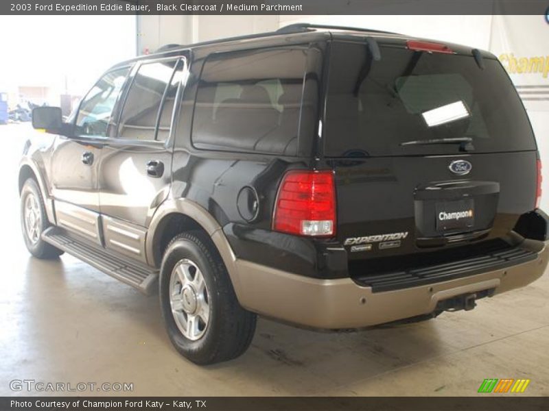 Black Clearcoat / Medium Parchment 2003 Ford Expedition Eddie Bauer