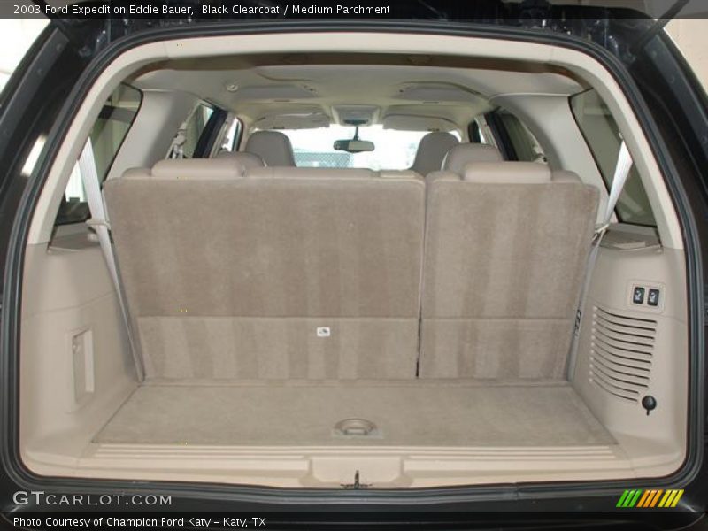 Black Clearcoat / Medium Parchment 2003 Ford Expedition Eddie Bauer