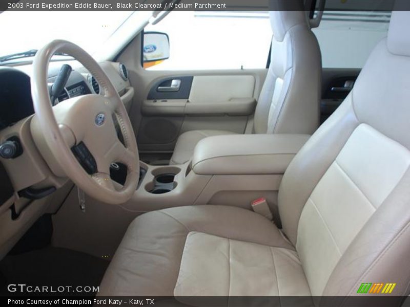 Black Clearcoat / Medium Parchment 2003 Ford Expedition Eddie Bauer
