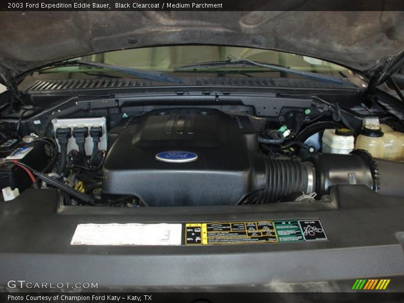 Black Clearcoat / Medium Parchment 2003 Ford Expedition Eddie Bauer