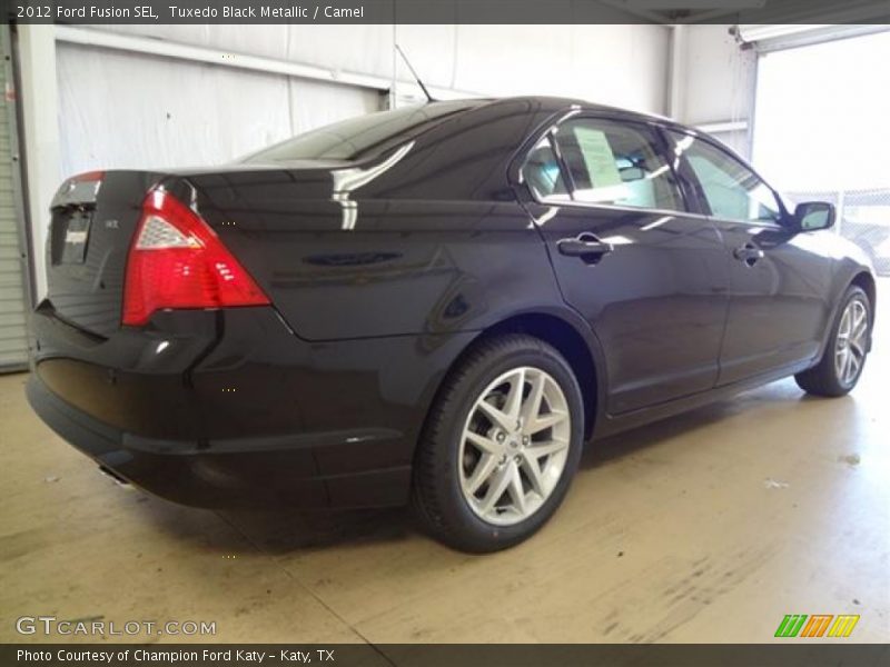 Tuxedo Black Metallic / Camel 2012 Ford Fusion SEL