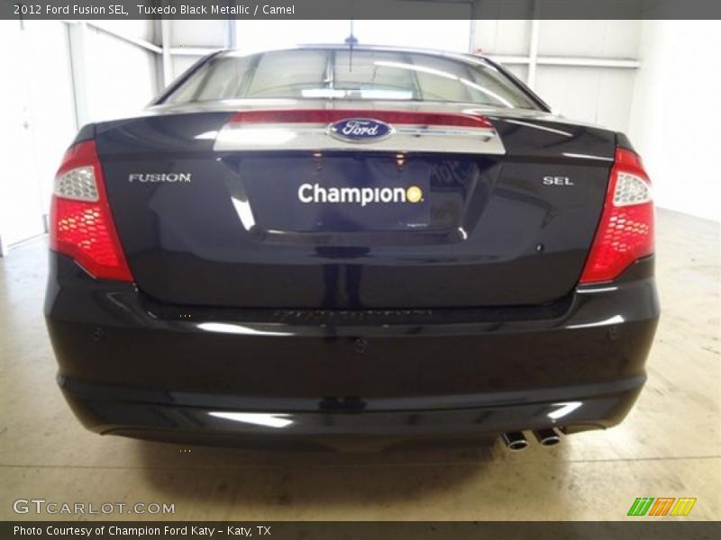 Tuxedo Black Metallic / Camel 2012 Ford Fusion SEL