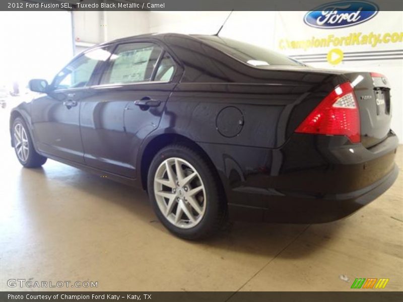 Tuxedo Black Metallic / Camel 2012 Ford Fusion SEL