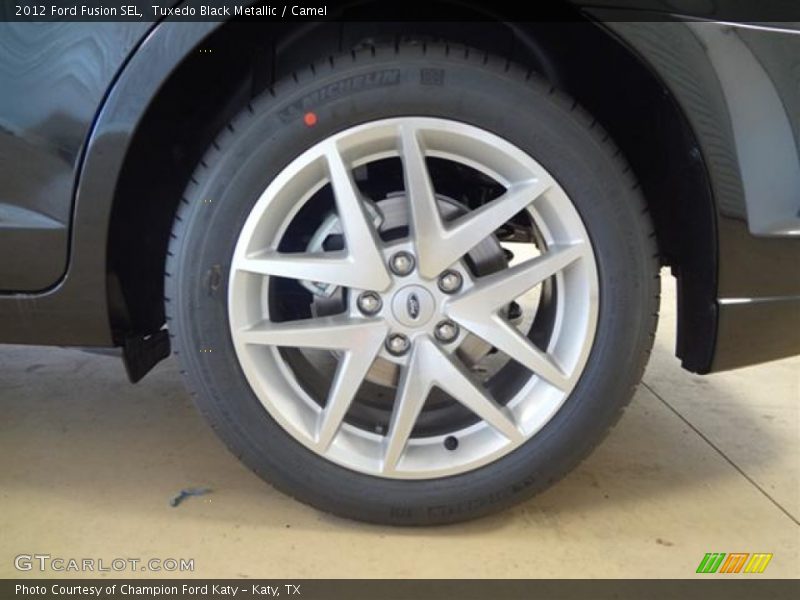 Tuxedo Black Metallic / Camel 2012 Ford Fusion SEL