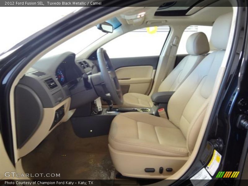 Tuxedo Black Metallic / Camel 2012 Ford Fusion SEL