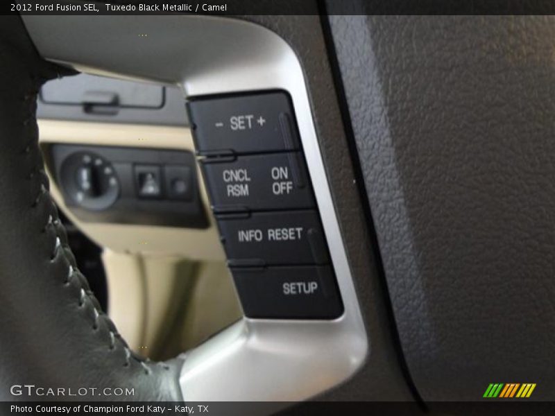 Tuxedo Black Metallic / Camel 2012 Ford Fusion SEL