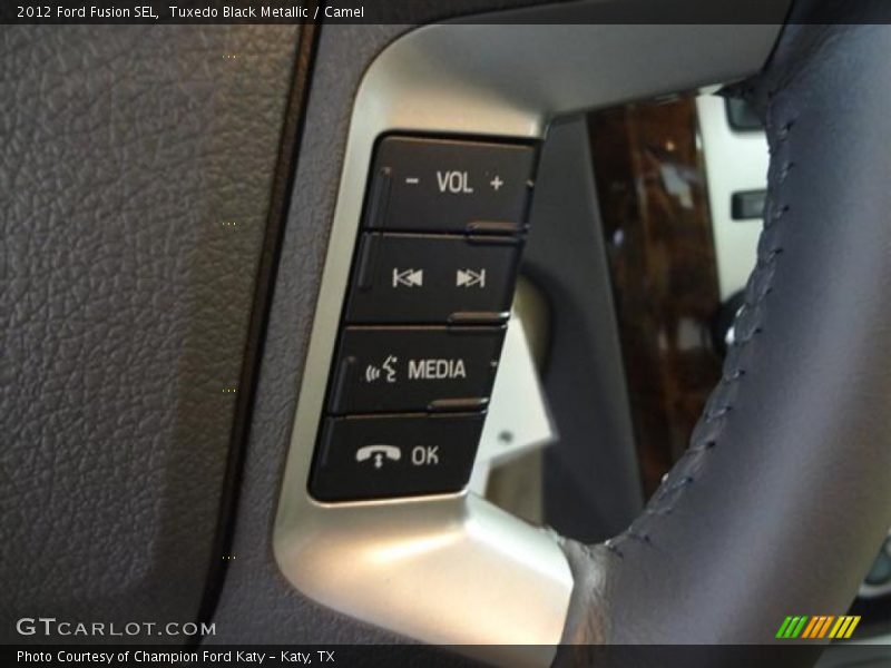 Tuxedo Black Metallic / Camel 2012 Ford Fusion SEL