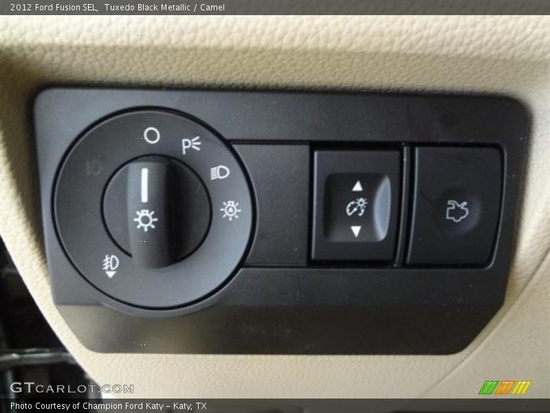 Tuxedo Black Metallic / Camel 2012 Ford Fusion SEL