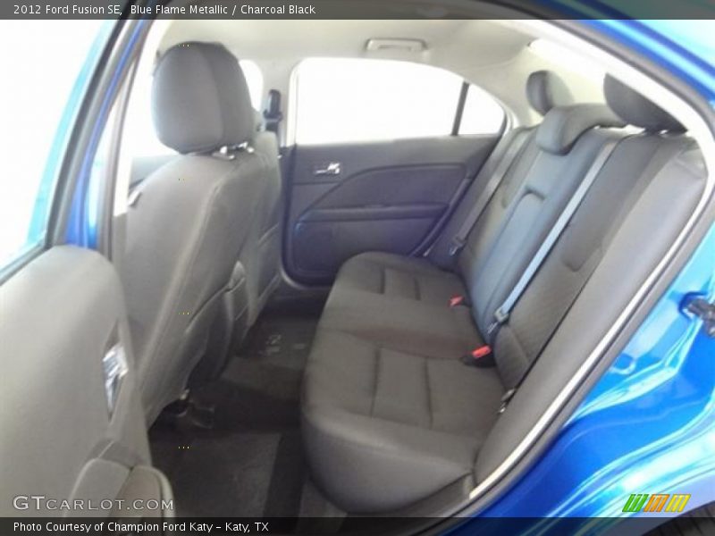 Blue Flame Metallic / Charcoal Black 2012 Ford Fusion SE