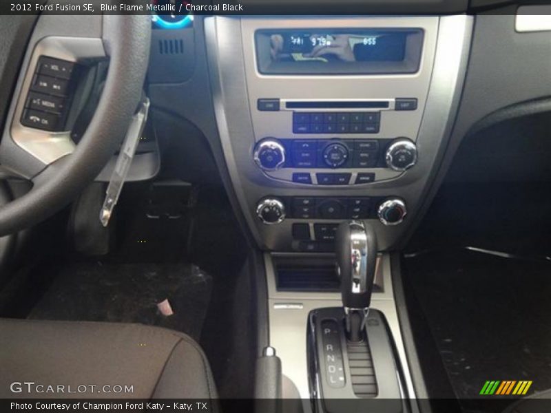 Blue Flame Metallic / Charcoal Black 2012 Ford Fusion SE