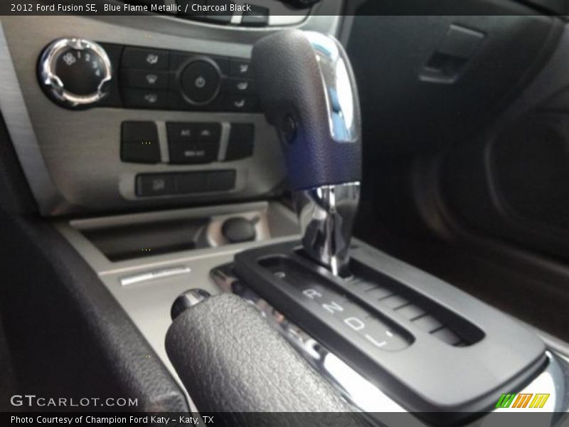 Blue Flame Metallic / Charcoal Black 2012 Ford Fusion SE