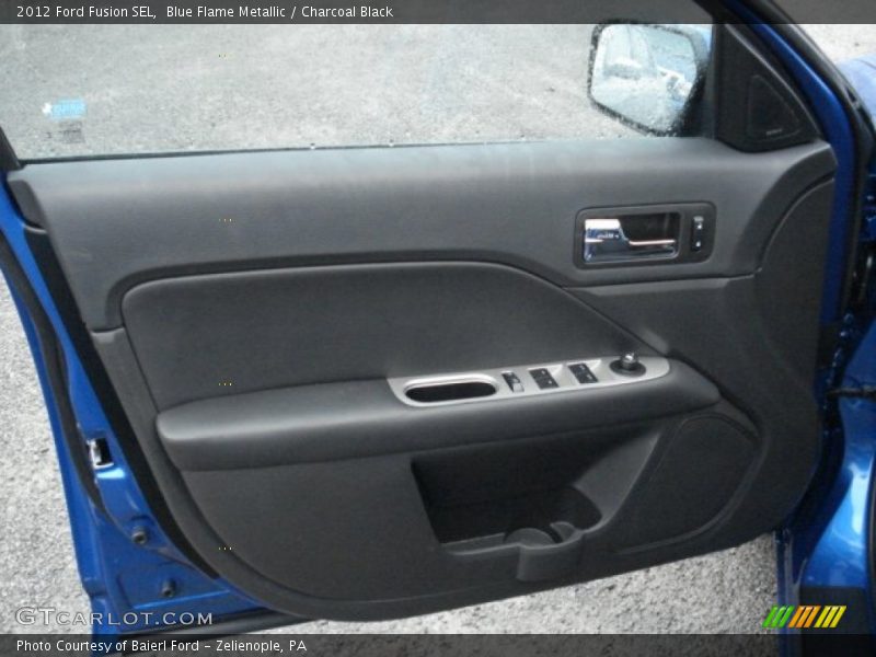 Blue Flame Metallic / Charcoal Black 2012 Ford Fusion SEL