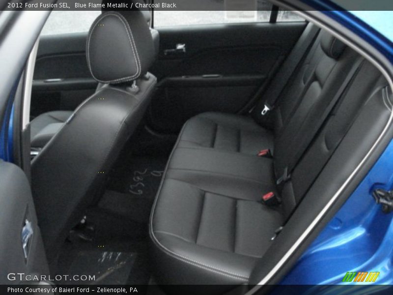 Blue Flame Metallic / Charcoal Black 2012 Ford Fusion SEL