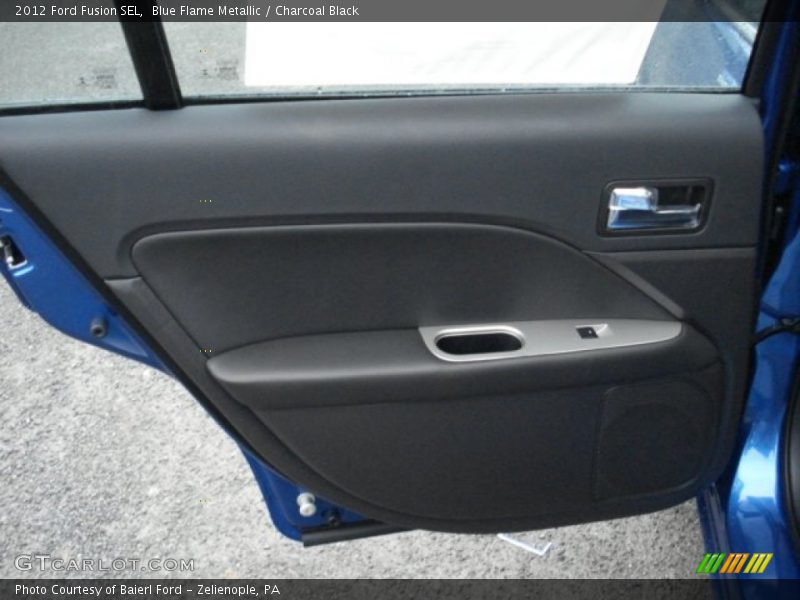 Blue Flame Metallic / Charcoal Black 2012 Ford Fusion SEL