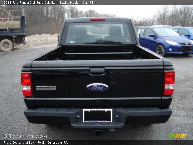 Black / Medium Dark Flint 2011 Ford Ranger XLT SuperCab 4x4