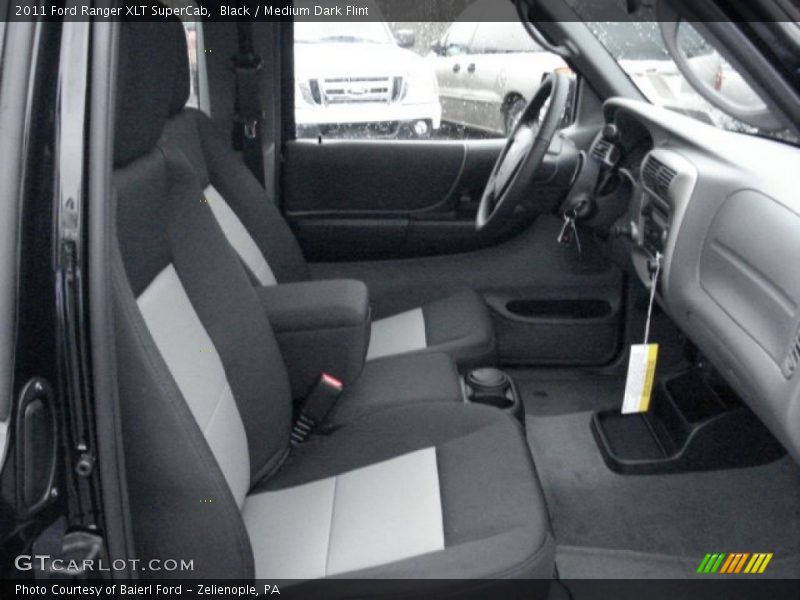Black / Medium Dark Flint 2011 Ford Ranger XLT SuperCab