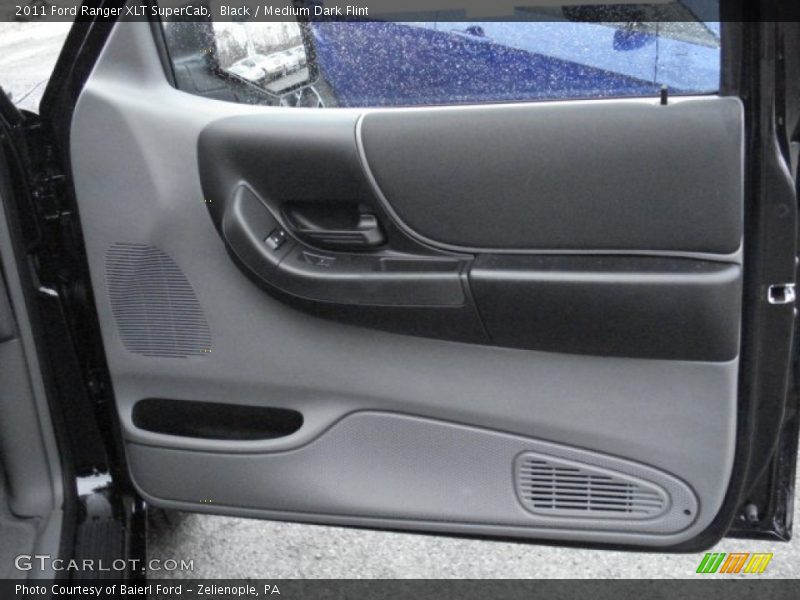 Black / Medium Dark Flint 2011 Ford Ranger XLT SuperCab