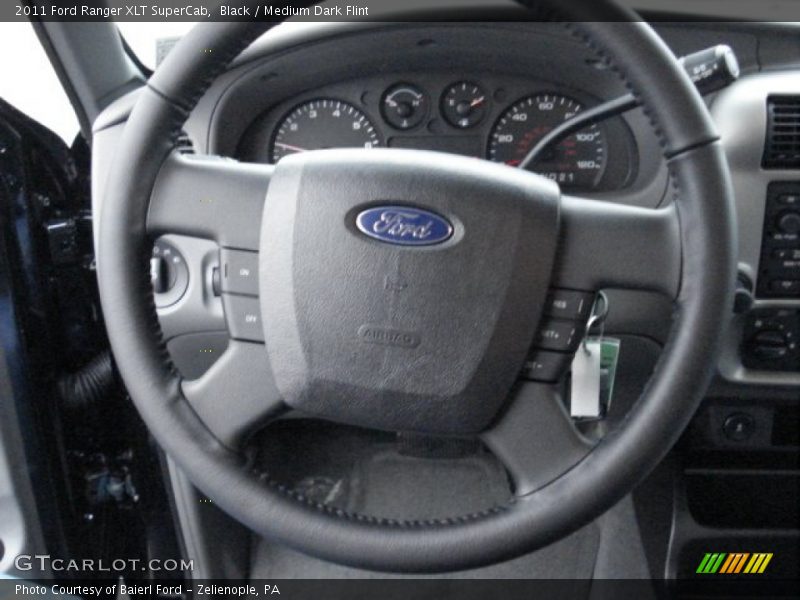 Black / Medium Dark Flint 2011 Ford Ranger XLT SuperCab