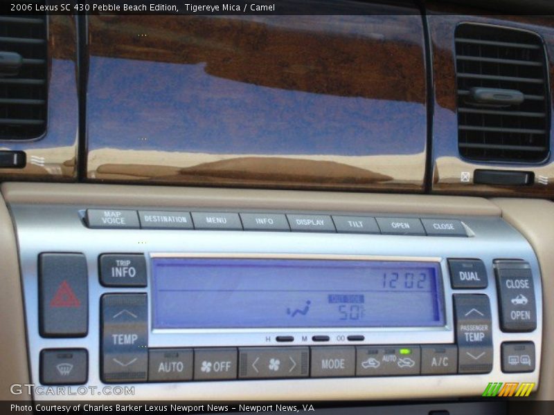 Tigereye Mica / Camel 2006 Lexus SC 430 Pebble Beach Edition