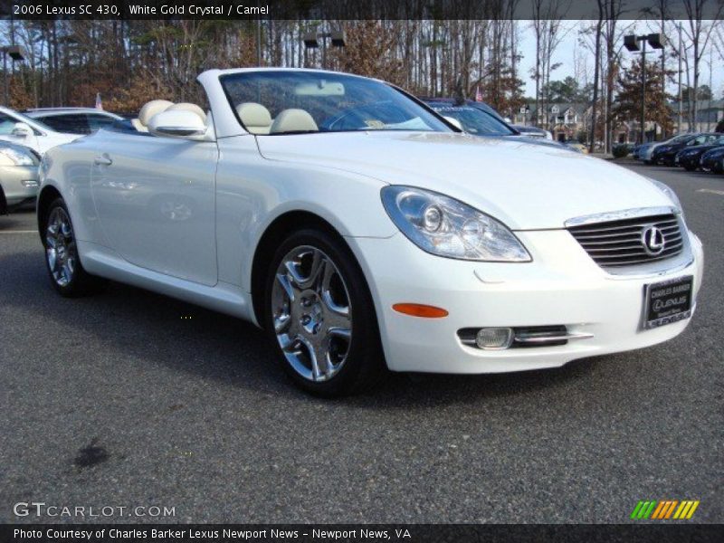 White Gold Crystal / Camel 2006 Lexus SC 430