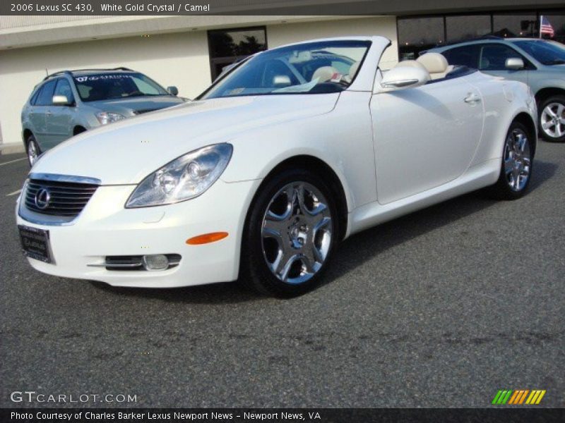 White Gold Crystal / Camel 2006 Lexus SC 430