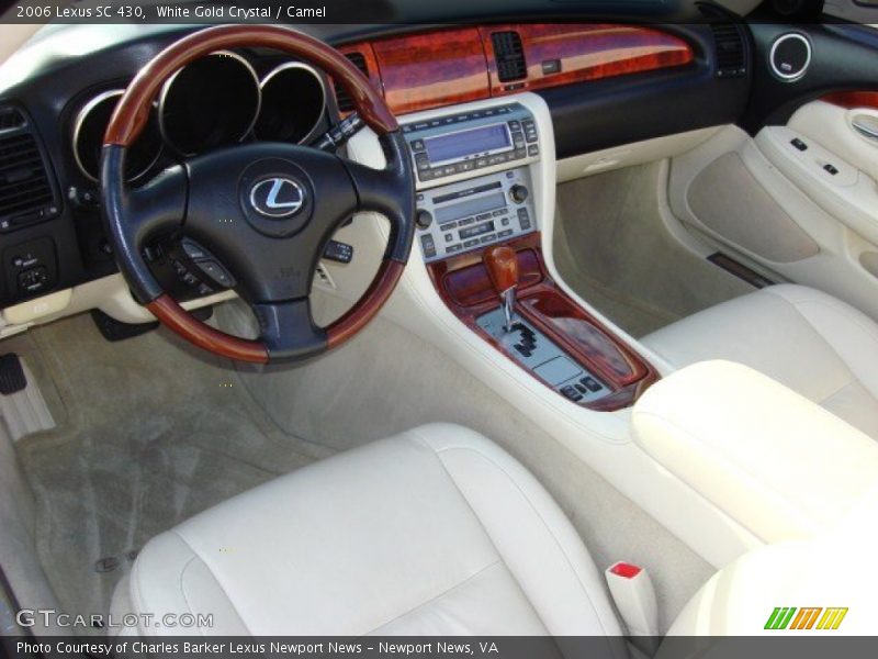 White Gold Crystal / Camel 2006 Lexus SC 430