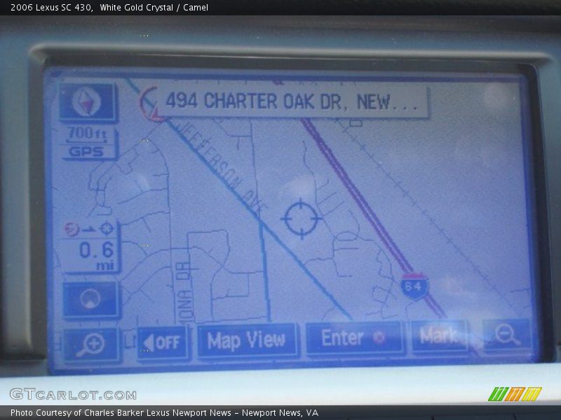 White Gold Crystal / Camel 2006 Lexus SC 430