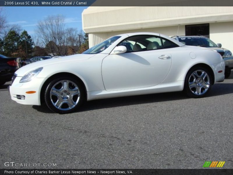 White Gold Crystal / Camel 2006 Lexus SC 430