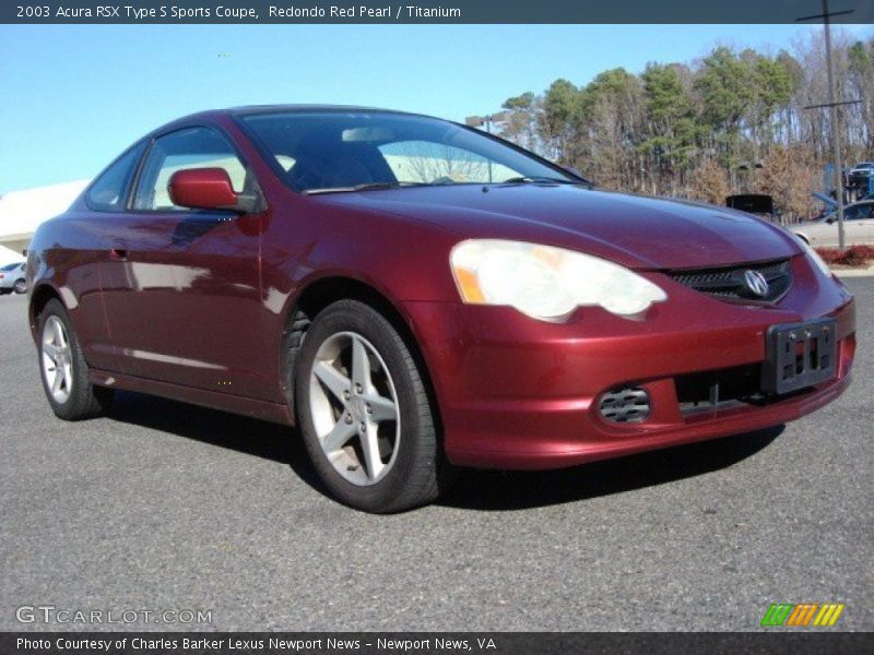 Redondo Red Pearl / Titanium 2003 Acura RSX Type S Sports Coupe