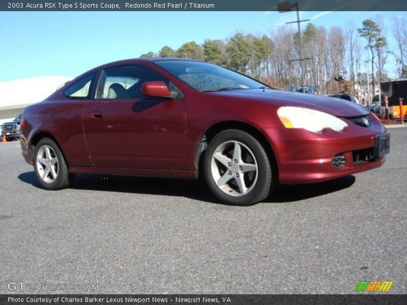 Redondo Red Pearl / Titanium 2003 Acura RSX Type S Sports Coupe