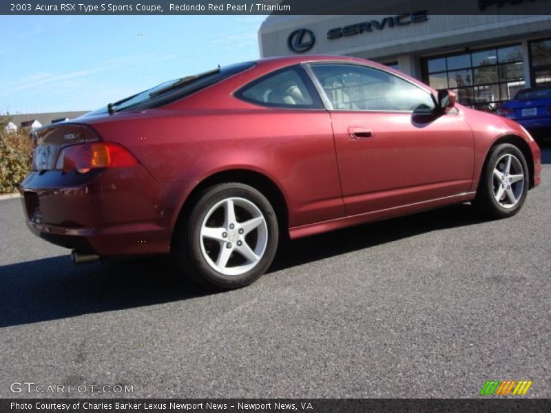 Redondo Red Pearl / Titanium 2003 Acura RSX Type S Sports Coupe