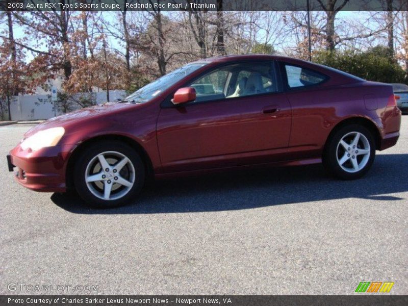 Redondo Red Pearl / Titanium 2003 Acura RSX Type S Sports Coupe
