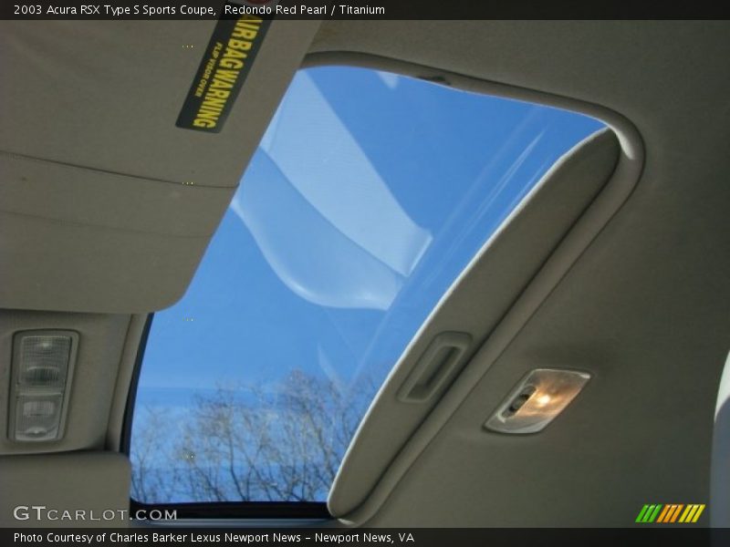 Redondo Red Pearl / Titanium 2003 Acura RSX Type S Sports Coupe