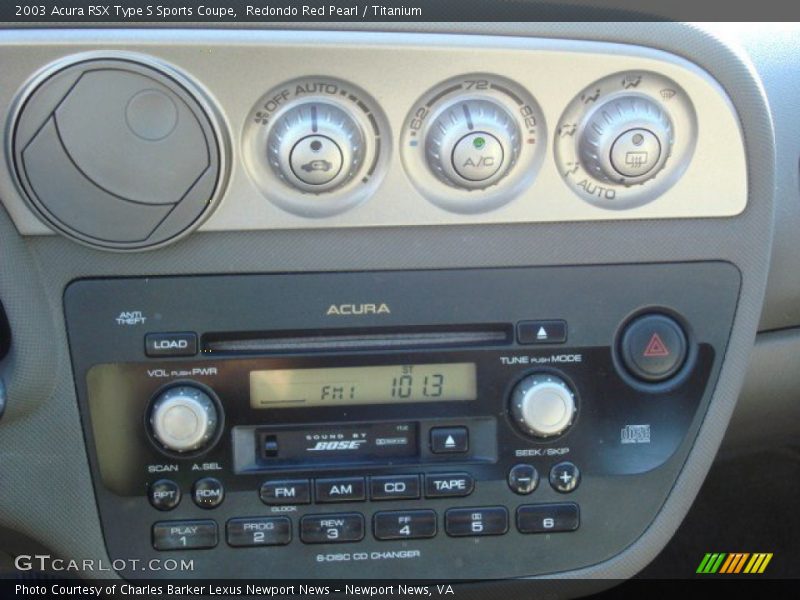 Redondo Red Pearl / Titanium 2003 Acura RSX Type S Sports Coupe