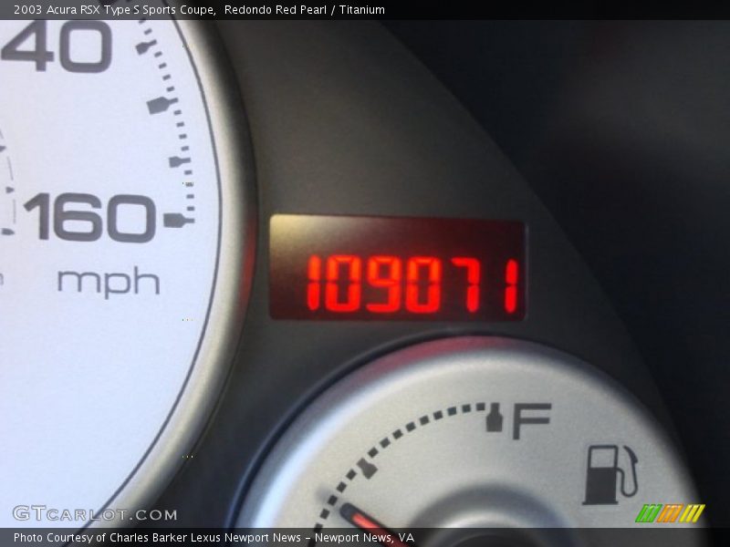 Redondo Red Pearl / Titanium 2003 Acura RSX Type S Sports Coupe