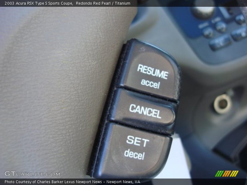 Redondo Red Pearl / Titanium 2003 Acura RSX Type S Sports Coupe