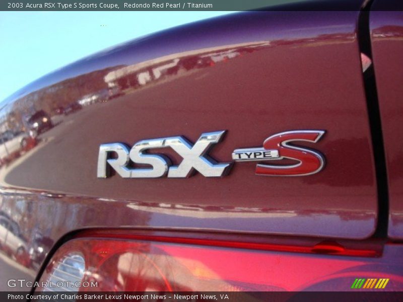 RSX Type-S Badge - 2003 Acura RSX Type S Sports Coupe