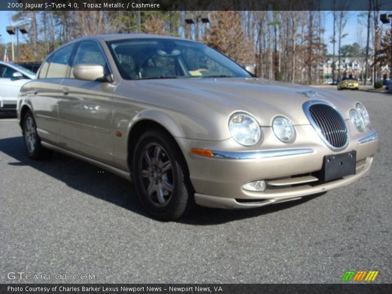 Topaz Metallic / Cashmere 2000 Jaguar S-Type 4.0