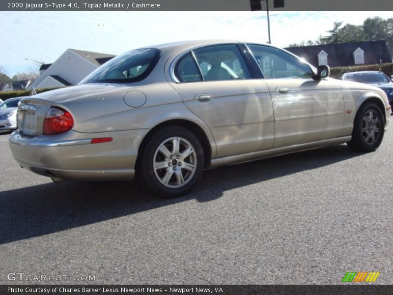 Topaz Metallic / Cashmere 2000 Jaguar S-Type 4.0