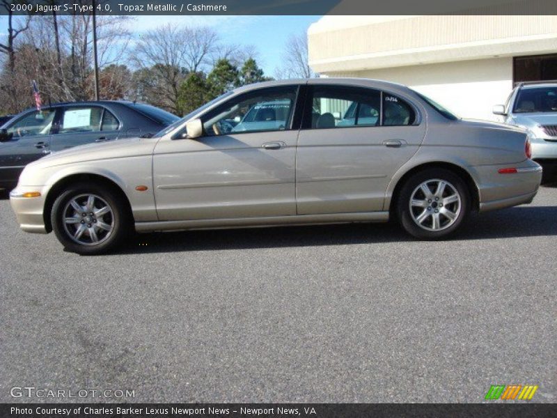 Topaz Metallic / Cashmere 2000 Jaguar S-Type 4.0
