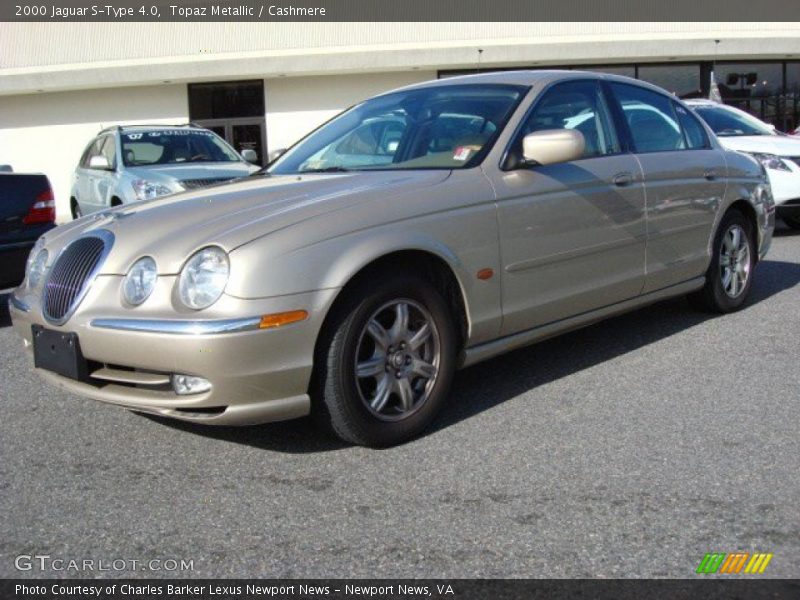 Topaz Metallic / Cashmere 2000 Jaguar S-Type 4.0