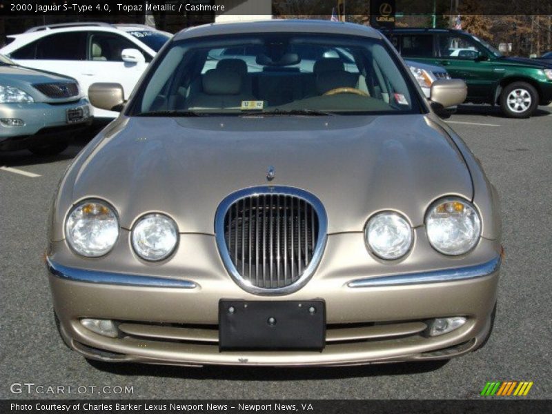 Topaz Metallic / Cashmere 2000 Jaguar S-Type 4.0