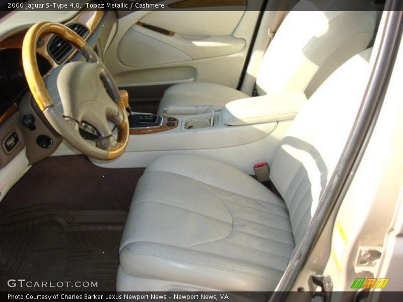 Topaz Metallic / Cashmere 2000 Jaguar S-Type 4.0