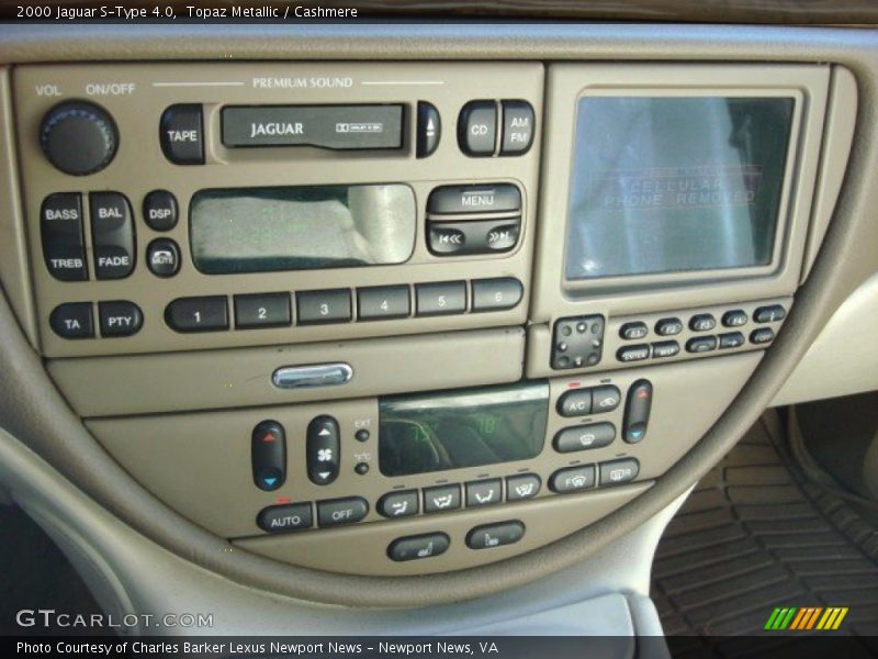 Topaz Metallic / Cashmere 2000 Jaguar S-Type 4.0