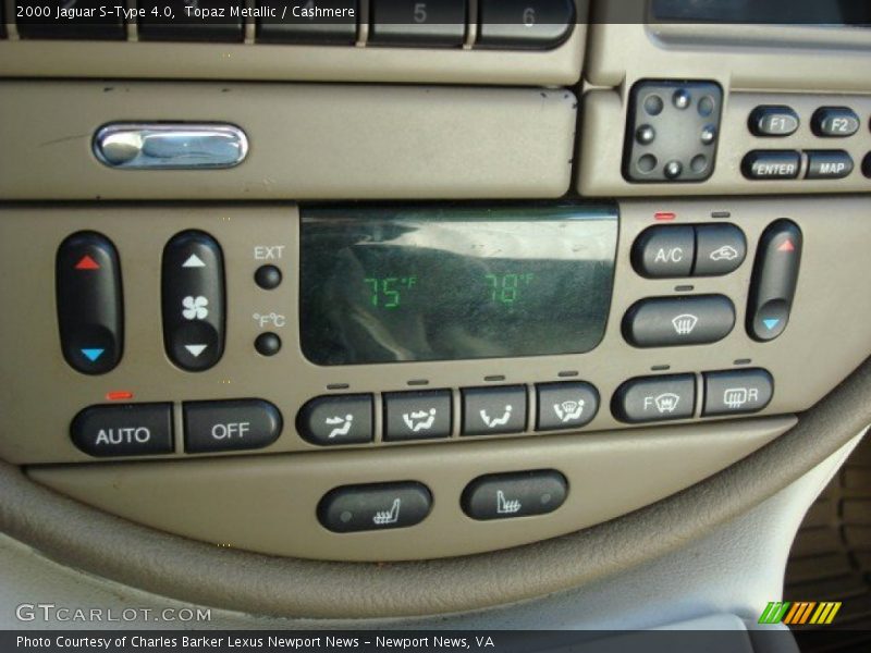 Topaz Metallic / Cashmere 2000 Jaguar S-Type 4.0