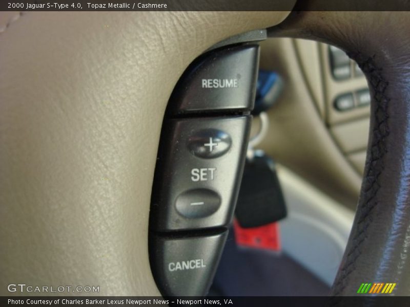 Topaz Metallic / Cashmere 2000 Jaguar S-Type 4.0